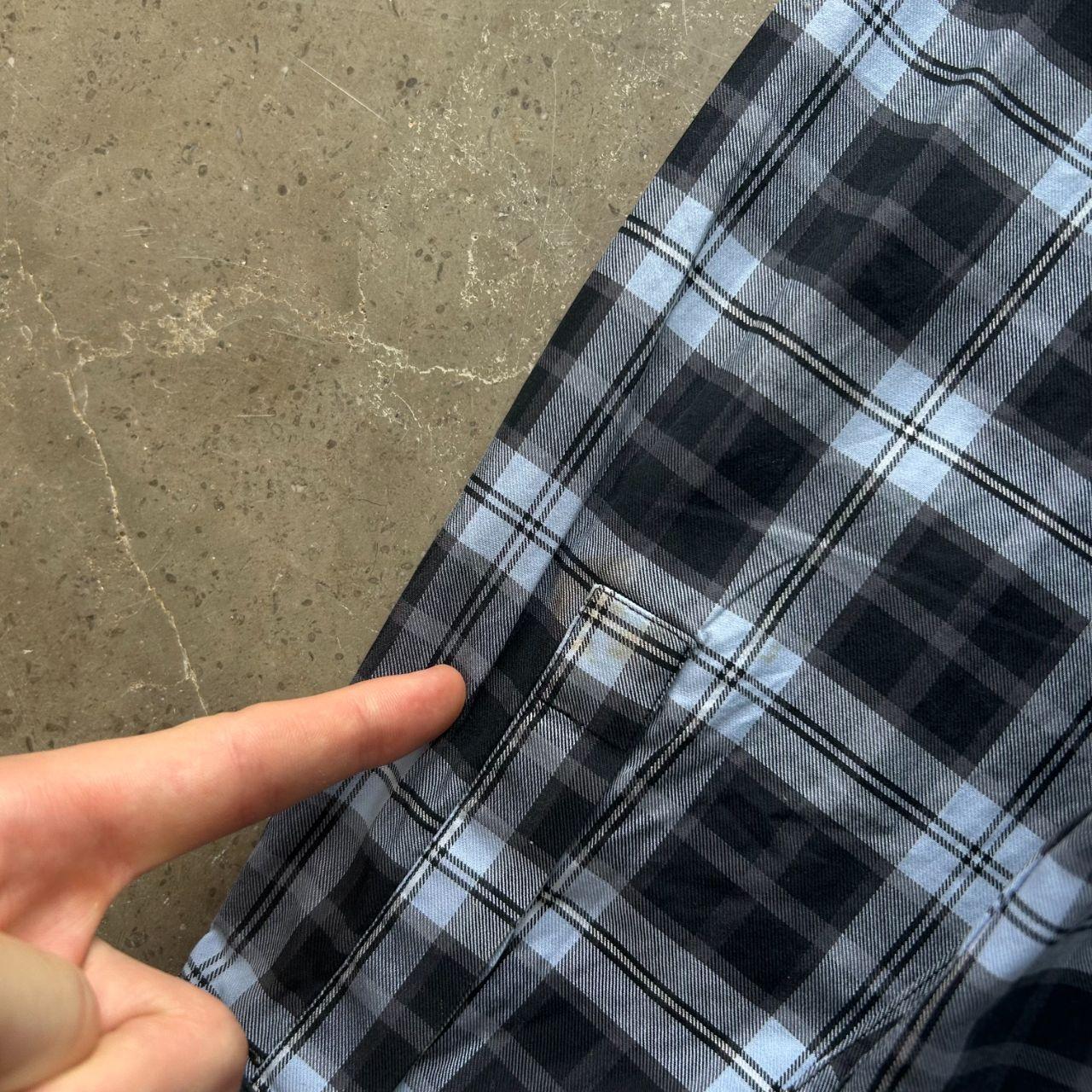 Givenchy Plaid Star Long Sleeve Shirt Size 40 / S