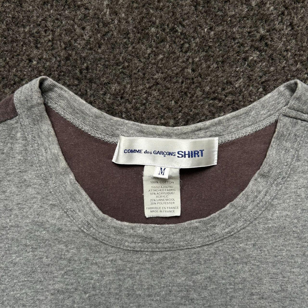 Comme Des Garcons SHIRT Paneled T-Shirt S