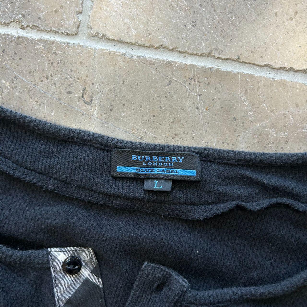 Burberry Blue Label Nova Check Henley T Shirt M