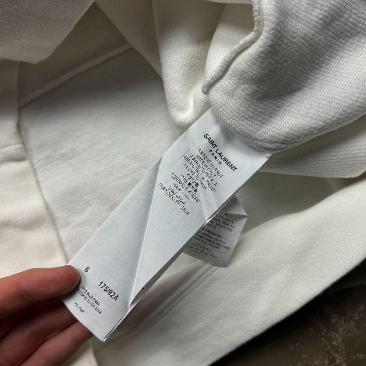 Saint Laurent 2022 'Agafay 15.07.22' Hoodie S