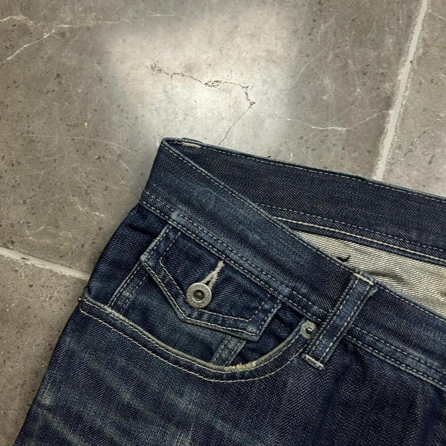 Vintage Burberry Black Label Relaxed Straight Jeans W32 L30