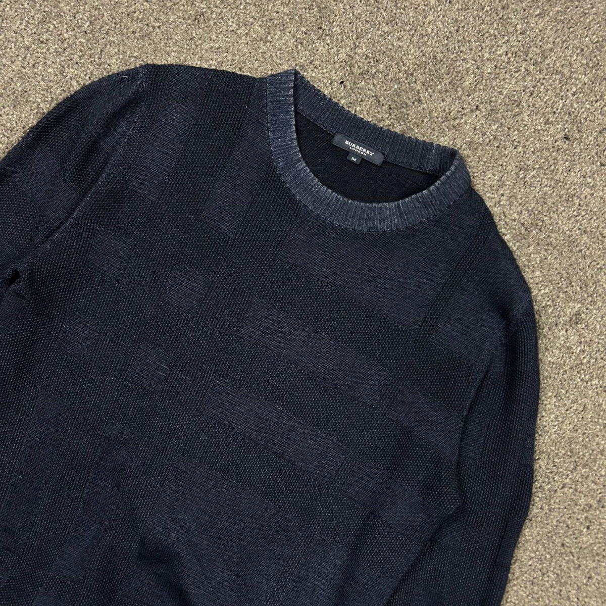 Burberry London Nova Check Knit Jumper M