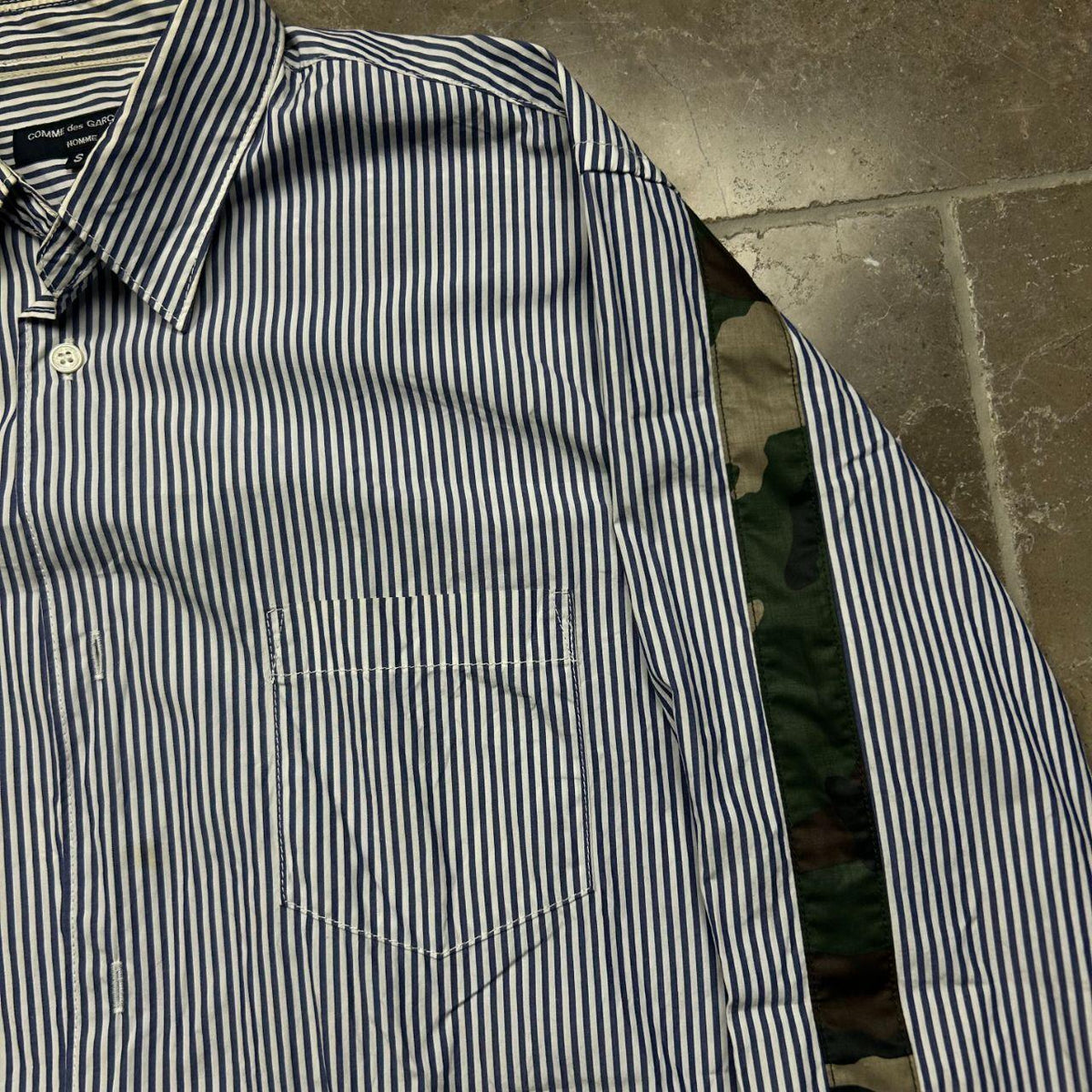 Comme des Garcons Homme Striped Long Sleeve Shirt S