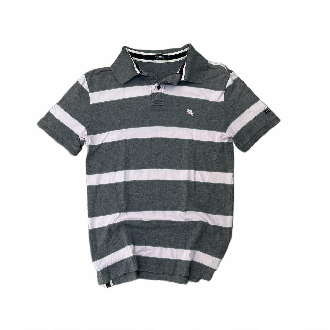 Burberry Black Label Striped Polo Shirt S