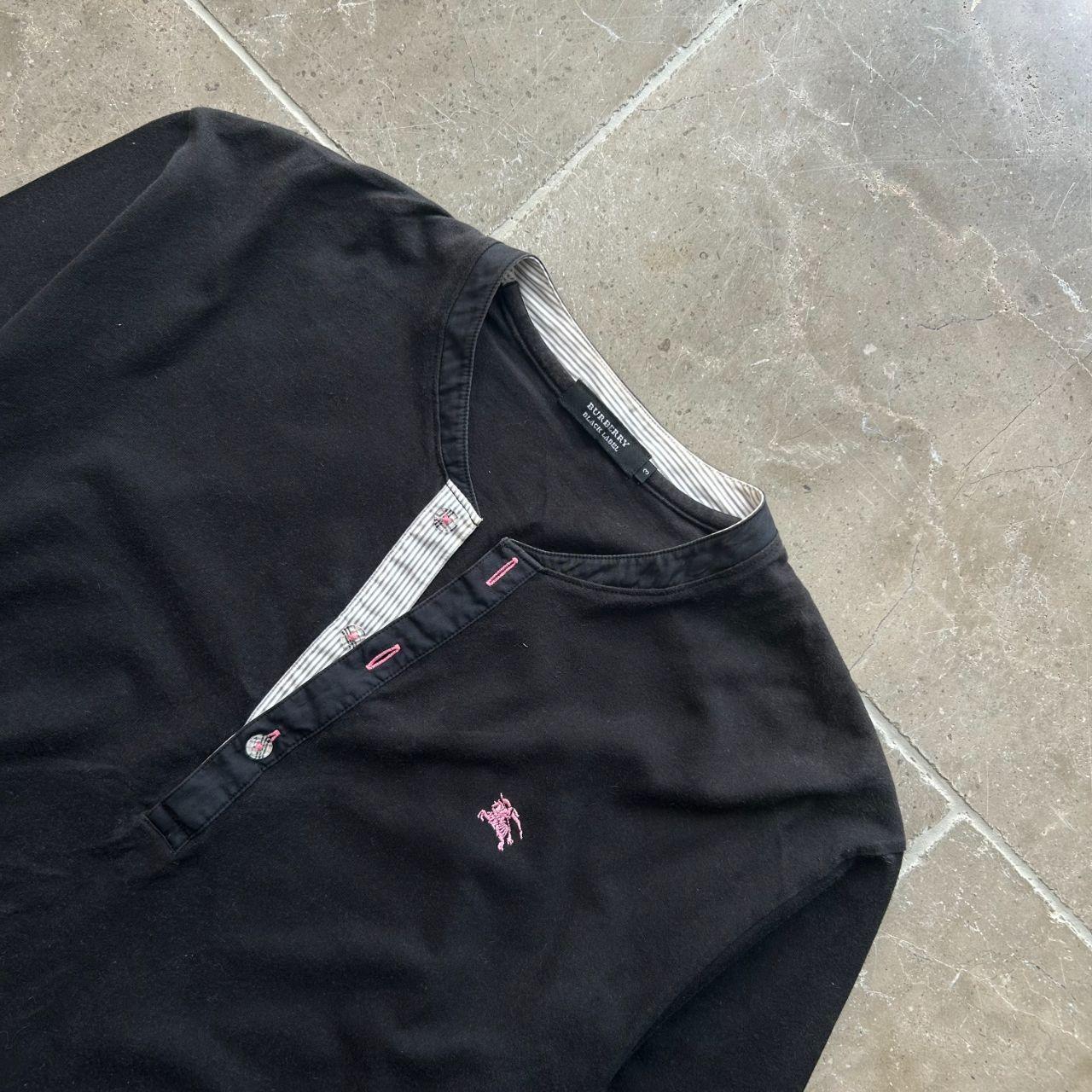 Burberry Black Label Cotton Henley T Shirt M