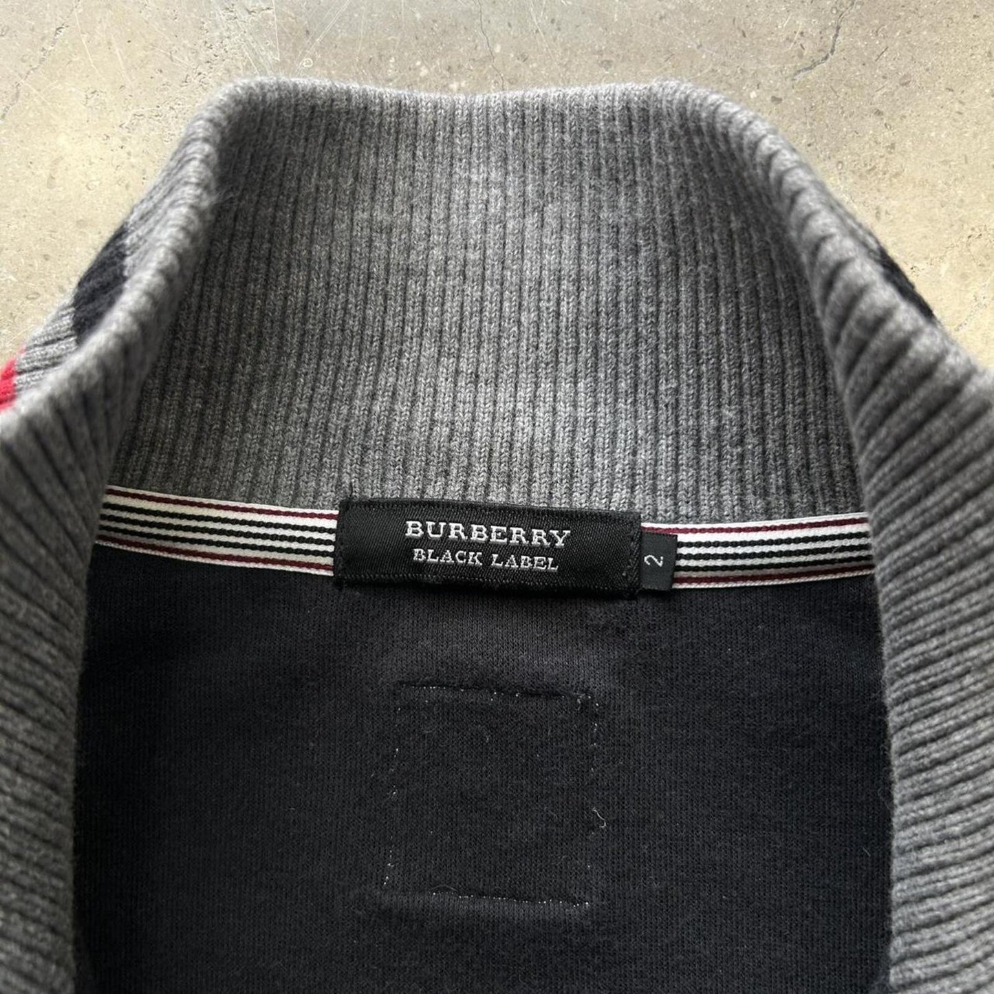 Burberry Black Label Zip Up Track Jacket Jumper S