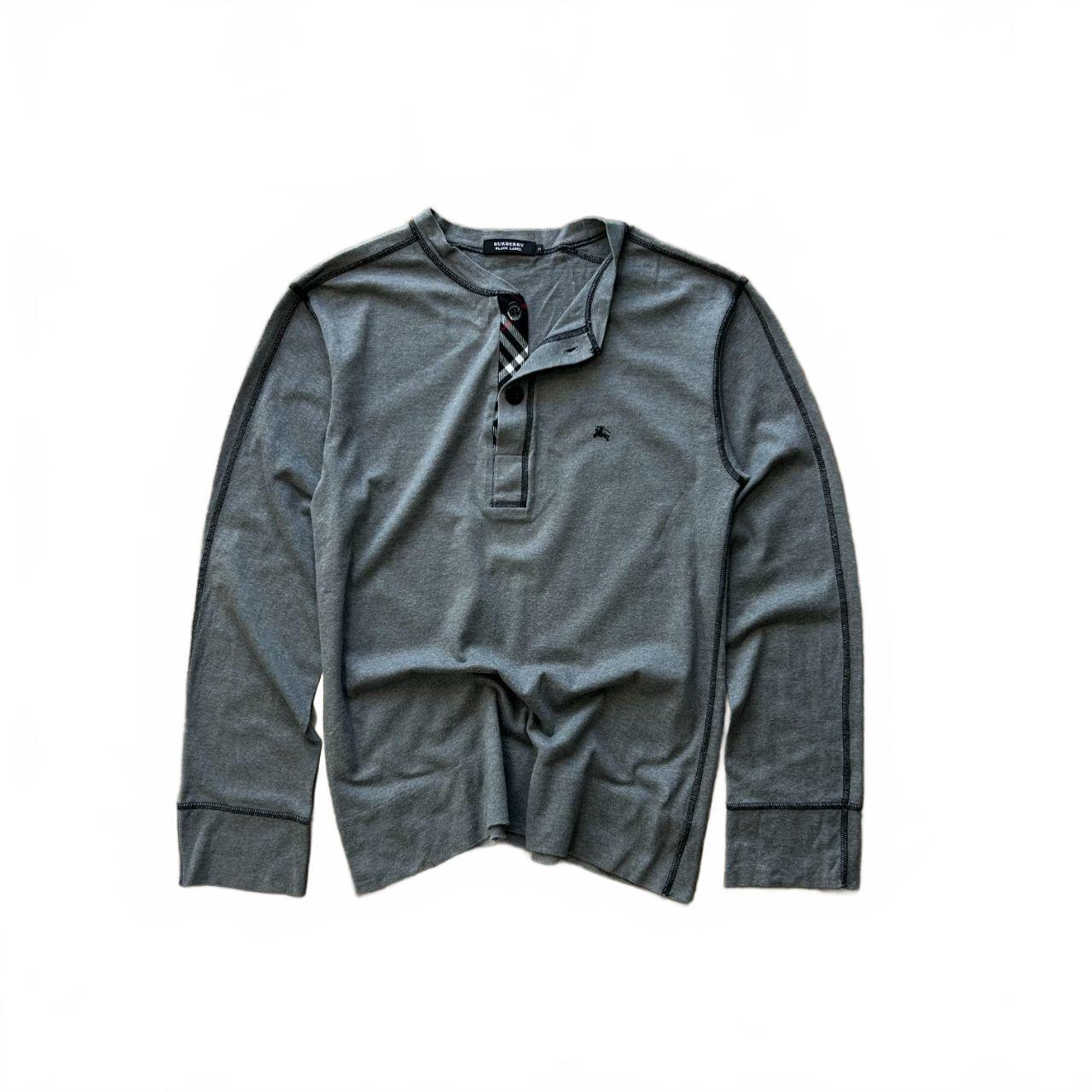 Burberry Black Label Nova Check Henley T Shirt S