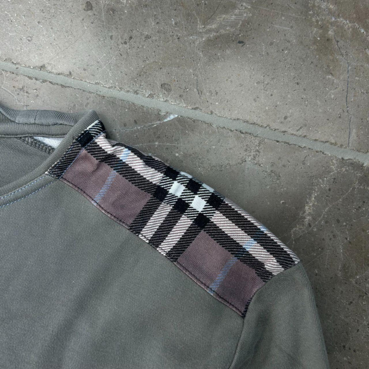 Burberry Black Label Nova Check Long Sleeve T Shirt S