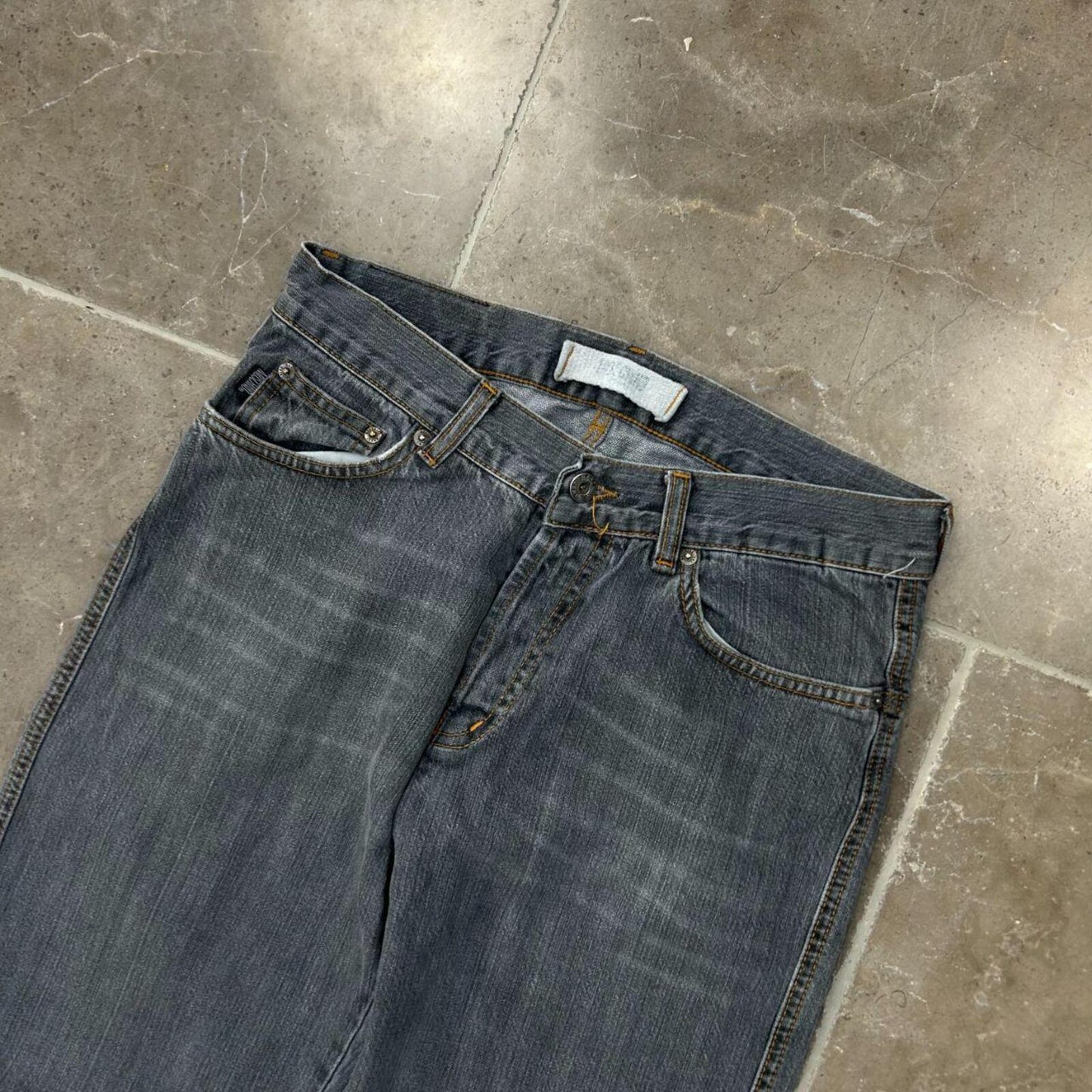Vintage Bootleg Moschino Jeans Relaxed Straight Fit Jeans W30 L32