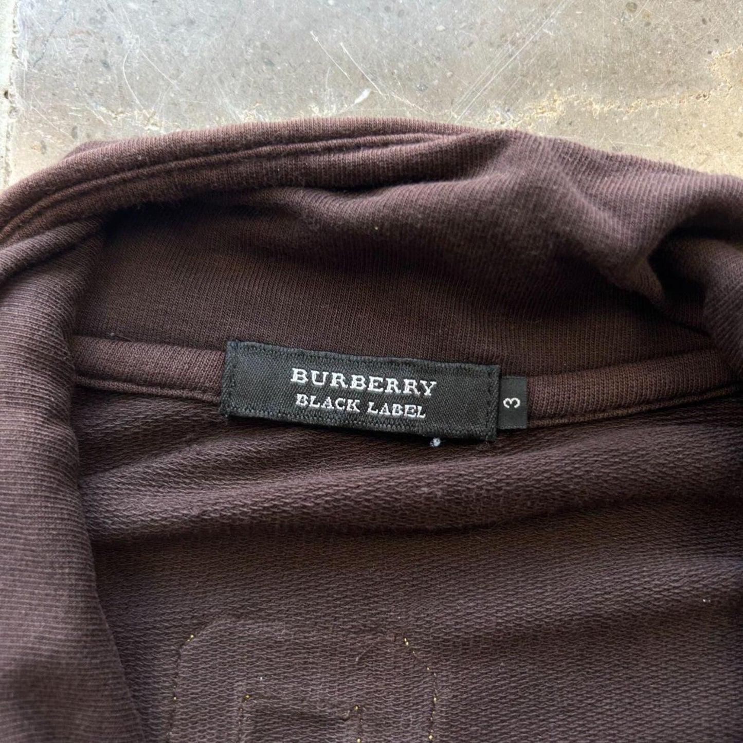 Burberry Black Label Zip Up Jumper M