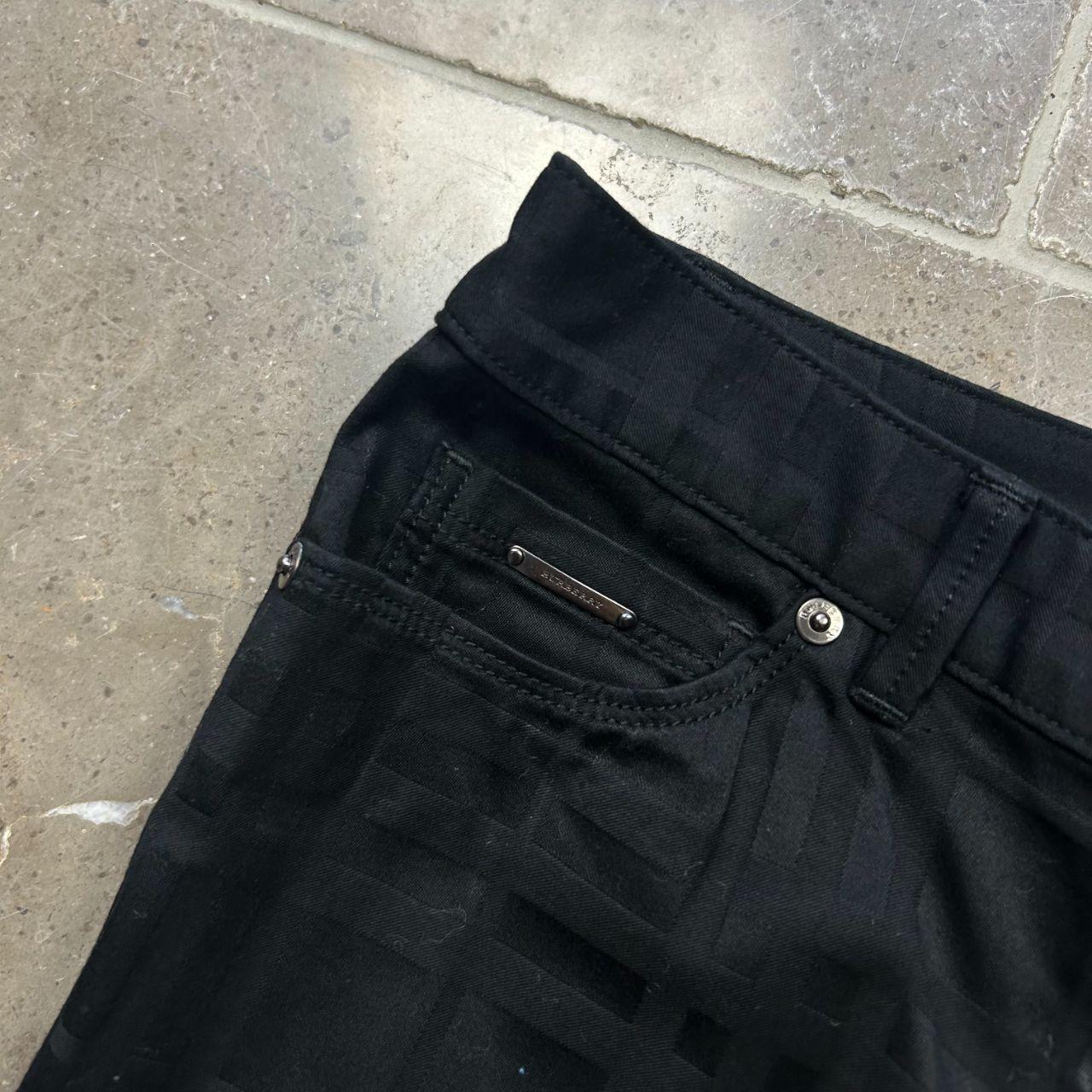 Vintage Burberry London Shadow Check Jeans W28 L30