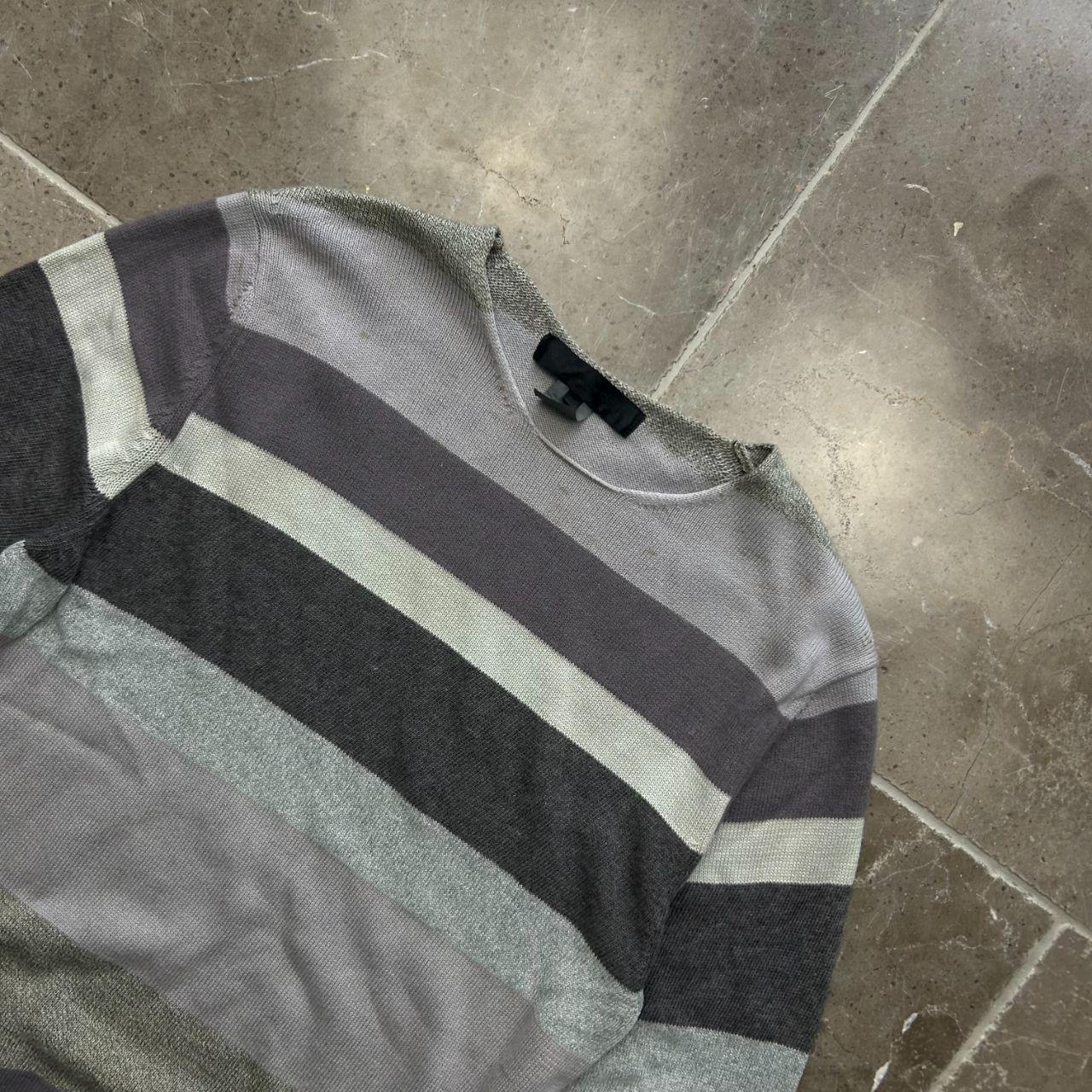 Vintage Comme Des Garcons SHIRT Striped Knit Jumper S