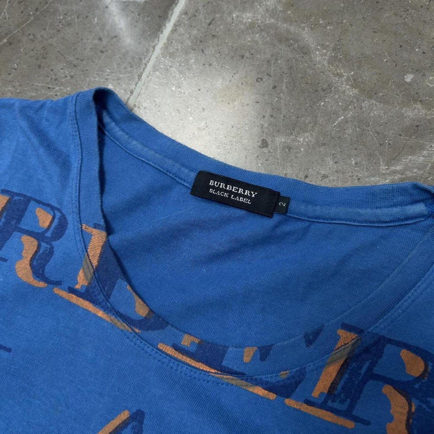 Burberry Black Label Spell out T Shirt S