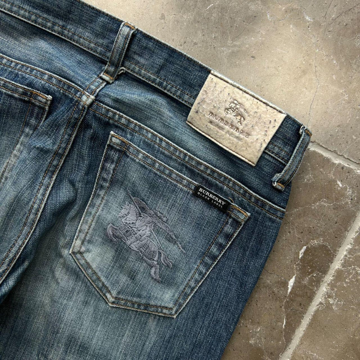 Vintage Burberry Black Label Slim Straight Jeans W30 L31