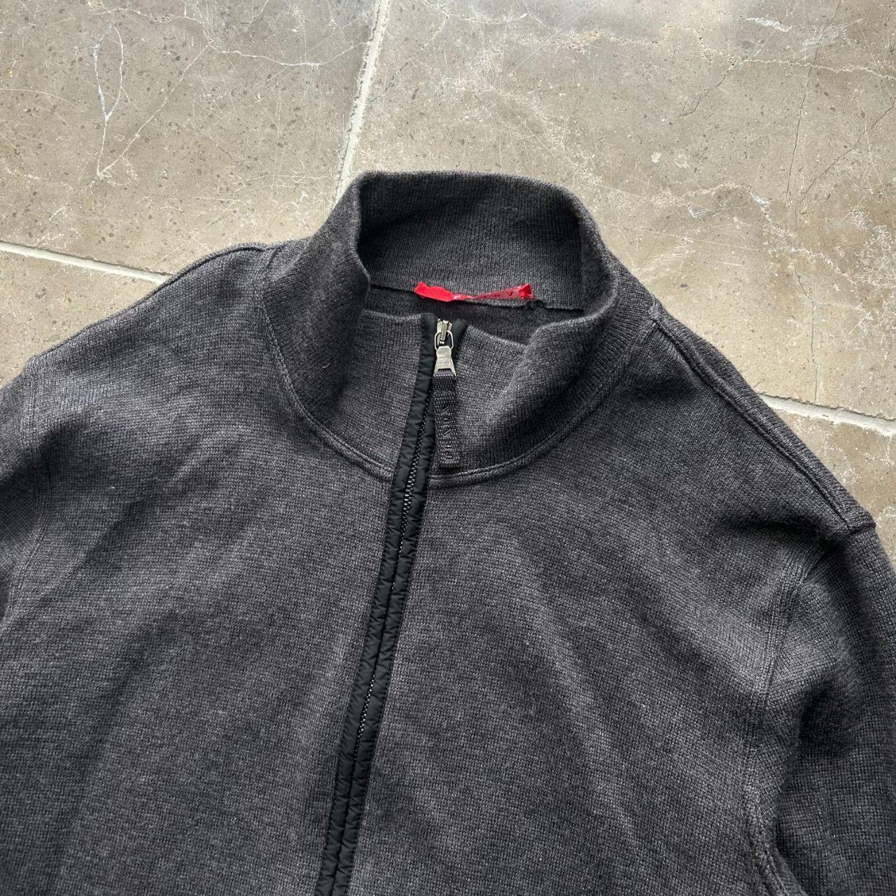 Vintage Prada Sport Zip Up Knit Jumper L