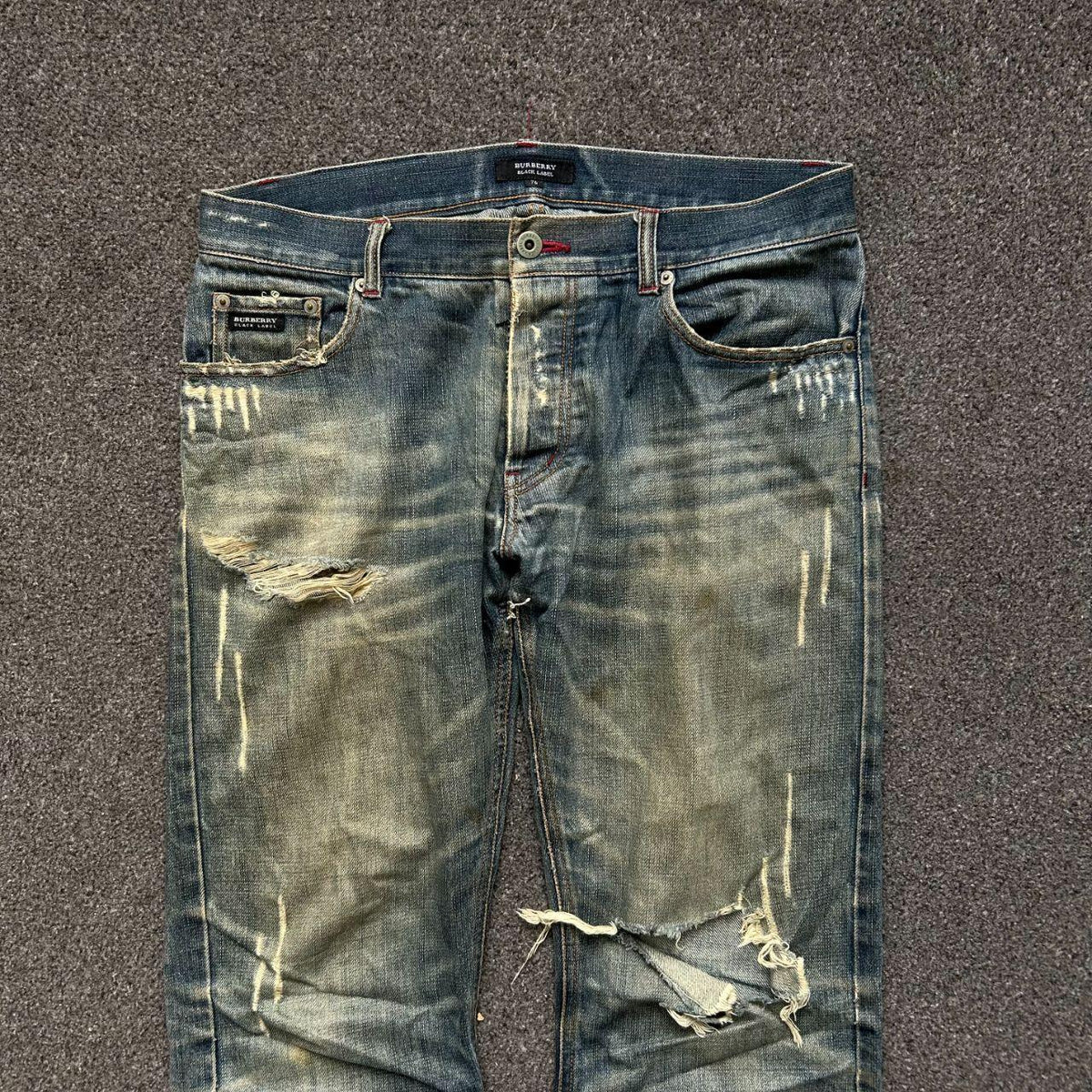 Vintage Burberry Black Label Relaxed Straight Jeans W32 L32