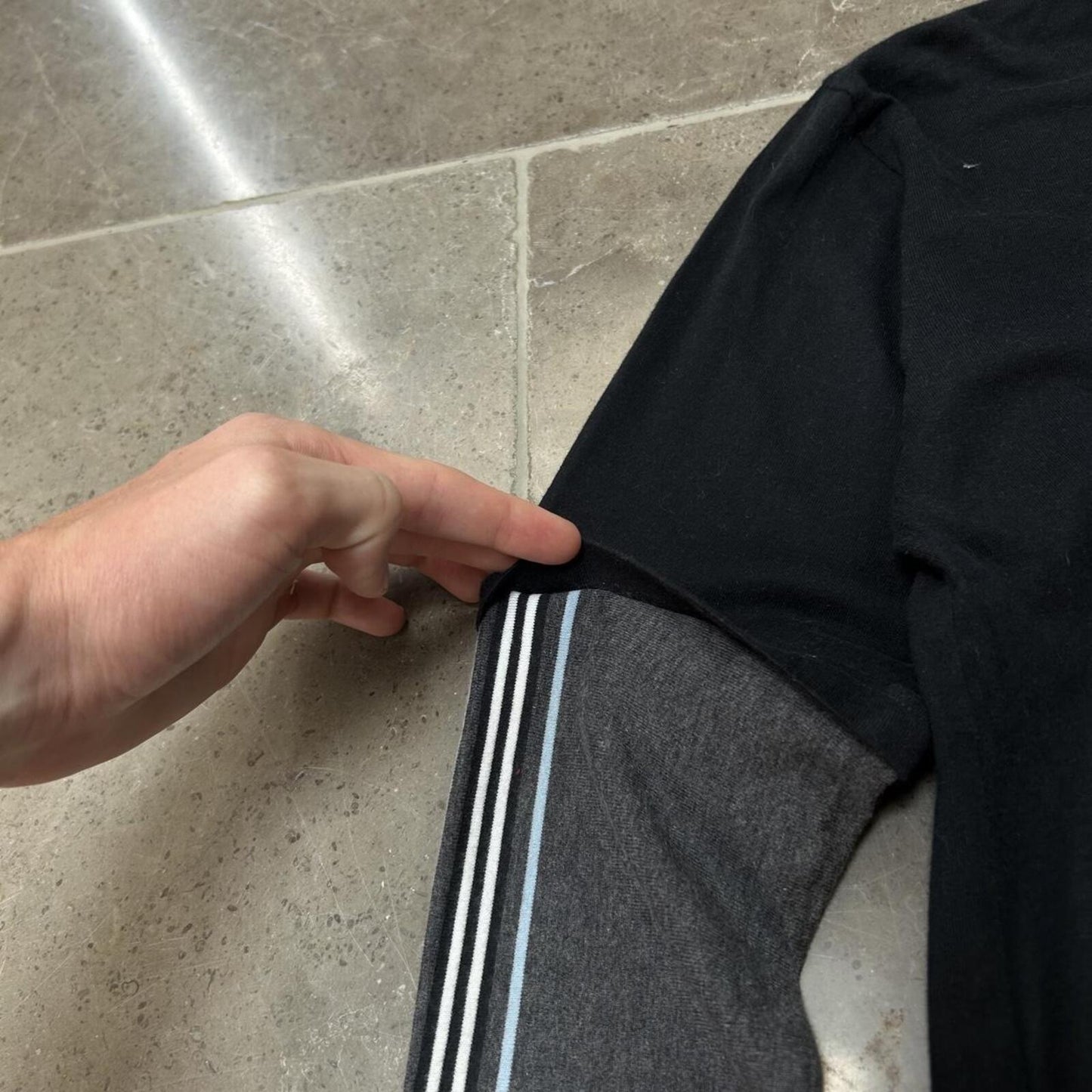 Burberry Black Label Layered Long Sleeve T Shirt S