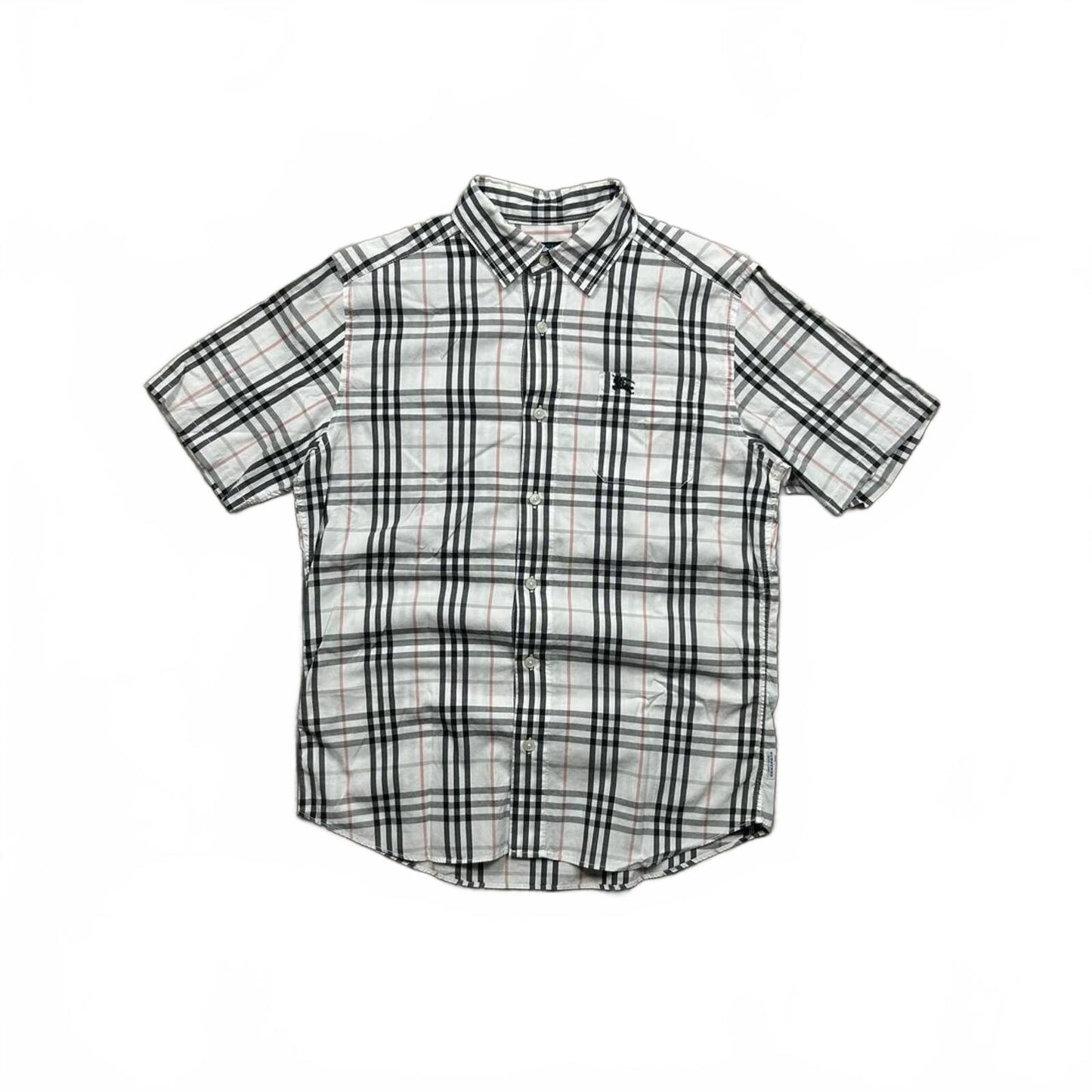Burberry Blue Label Plaid Check Button Up Shirt M