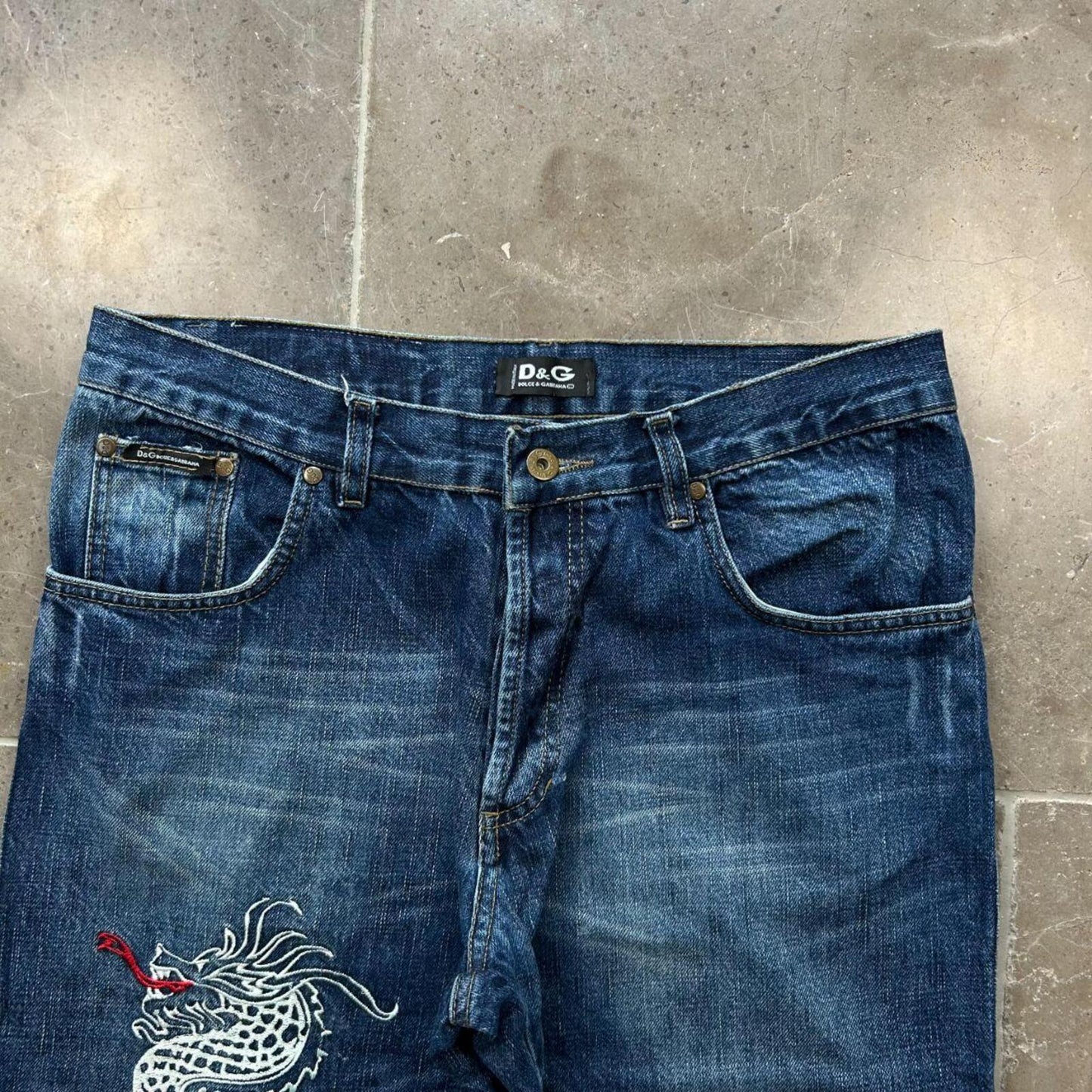 Vintage Dolce Gabbana Relaxed Straight Jeans W32 L31
