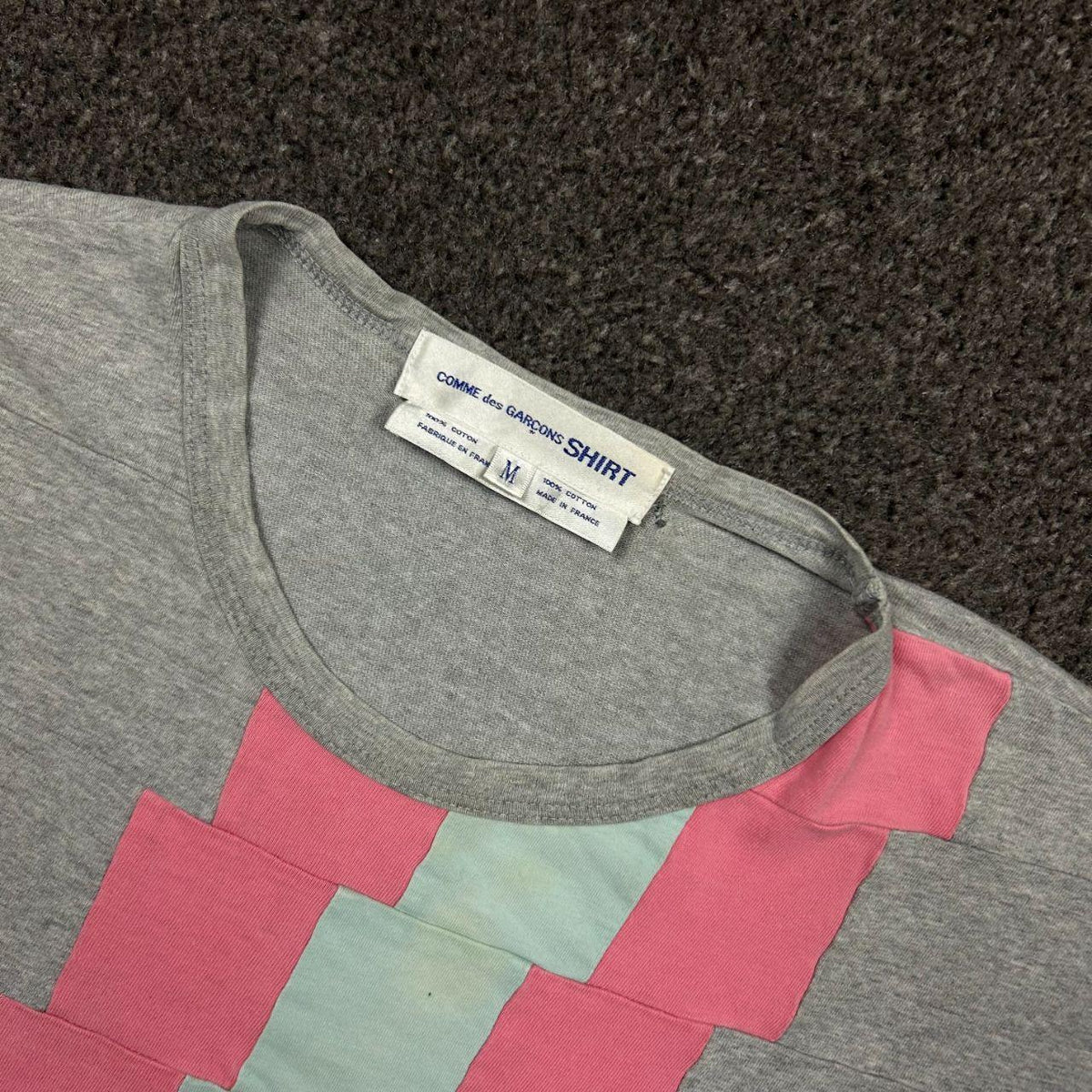 Comme Des Garcons SHIRT Paneled T-Shirt M