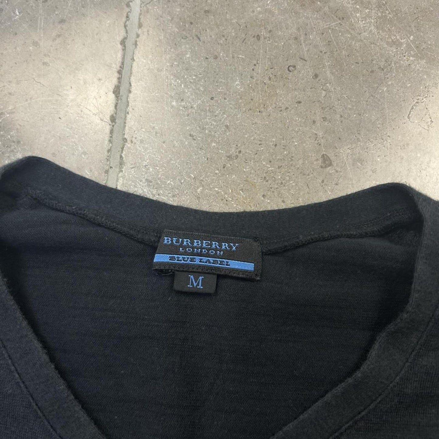 Burberry Blue Label Nova Check Lightweight Henley T Shirt S