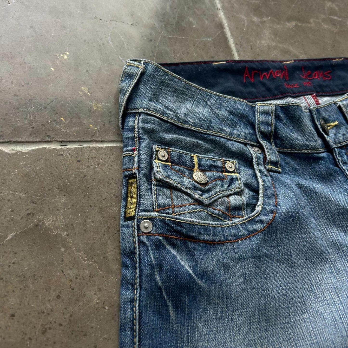Vintage Armani Jeans Relaxed Straight Jeans W32 L30