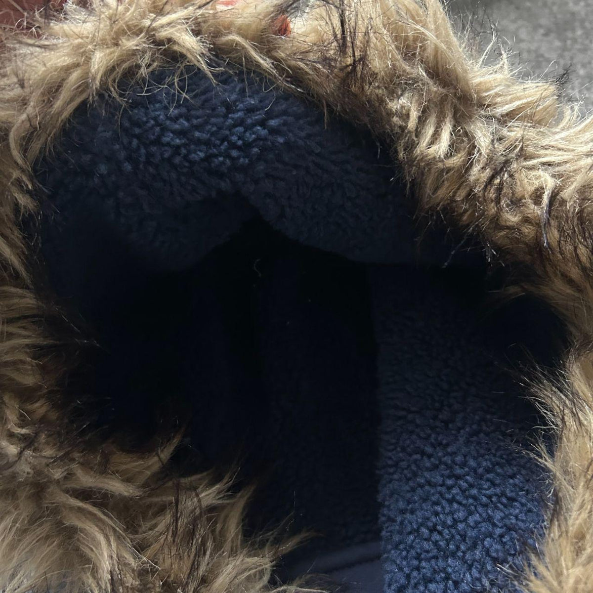 Vintage Polo Ralph Lauren Fur Hood Bomber Jacket