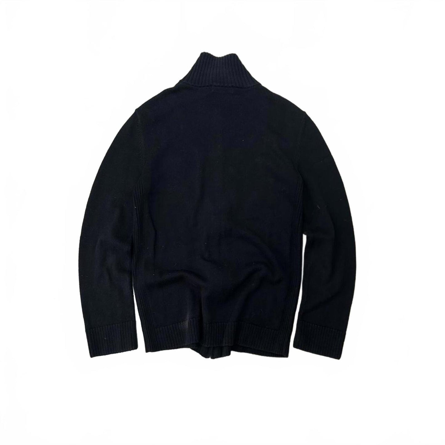 Burberry Black Label Nova Check Knit Zip Up Jumper S