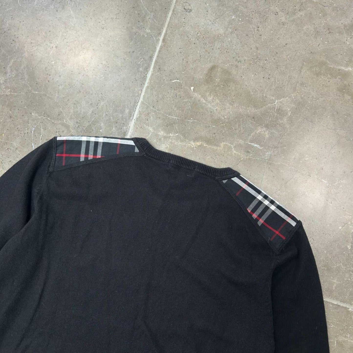 Burberry Black Label Nova Check Knit Jumper S
