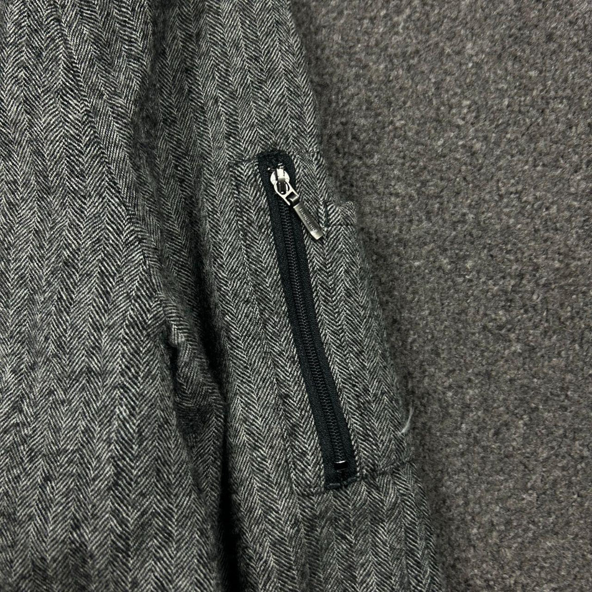 Burberry Black Label Fur Hood Wool Duffle Jacket S