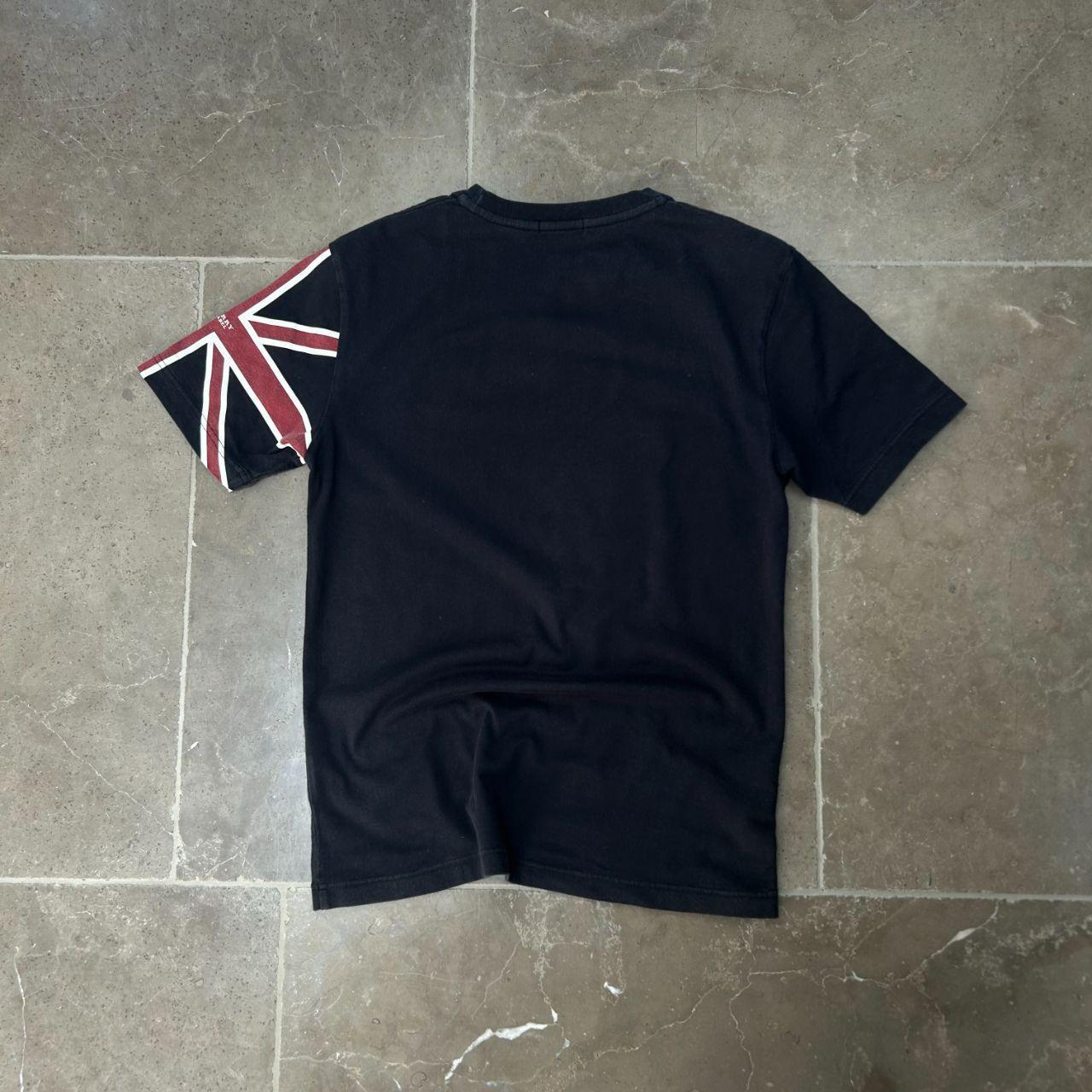 Burberry Black Label Union Jack Short Sleeve T Shirt S