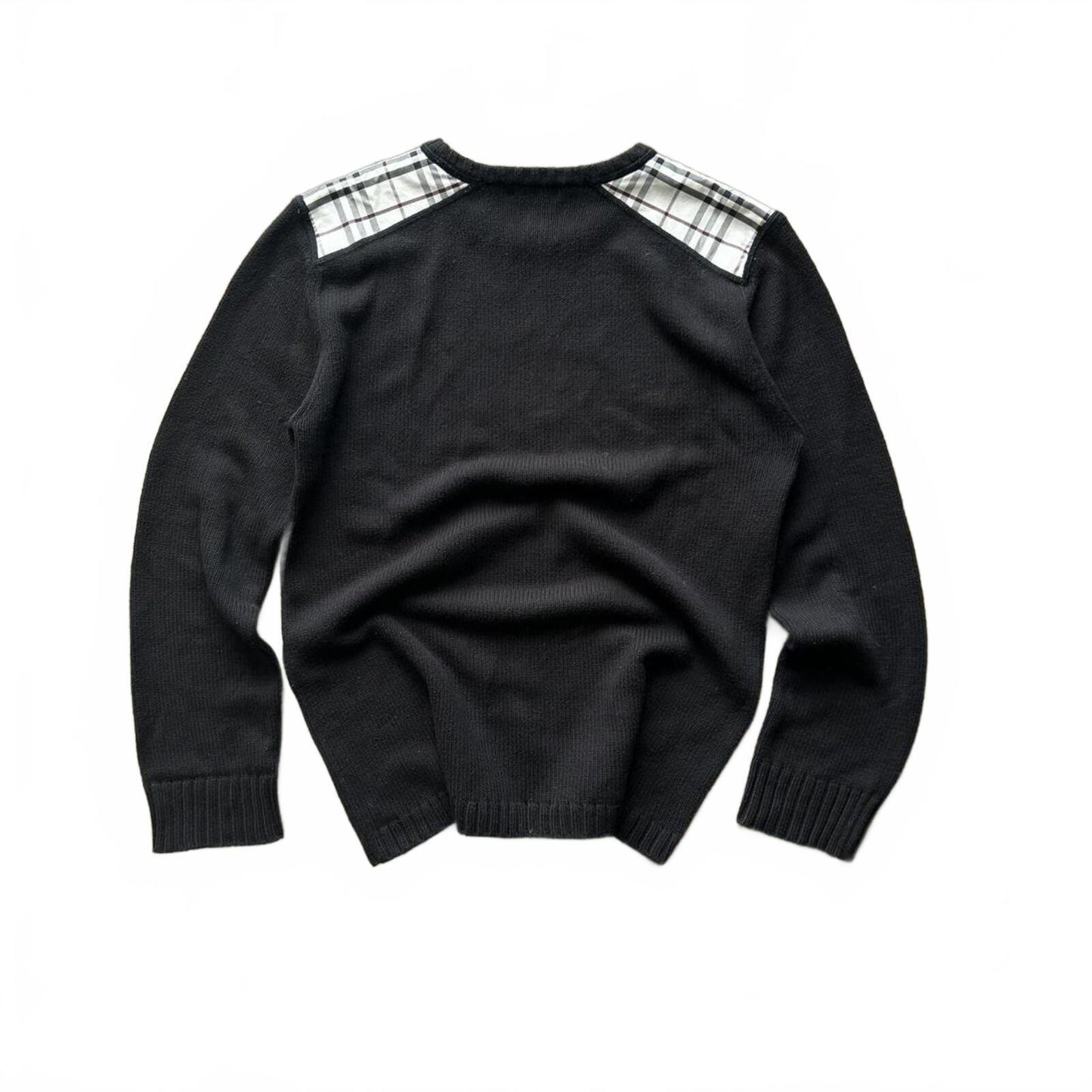Burberry Black Label Nova Check Knit Jumper M