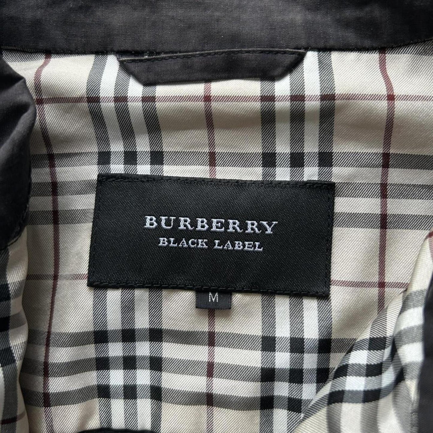Burberry Black Label Nova Check Harrington Jacket S