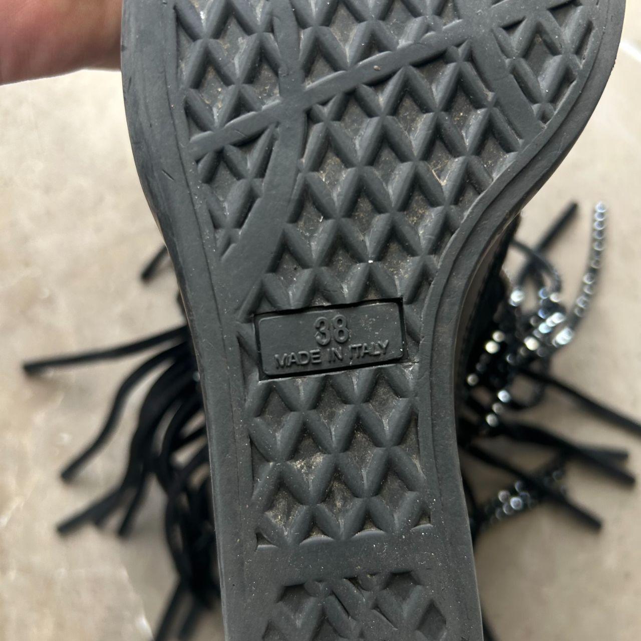 Giuseppe Zanotti Fringe Wedge Trainer UK 5