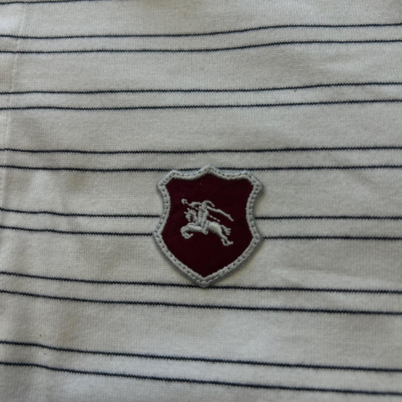 Burberry Black Label Striped Polo Shirt S