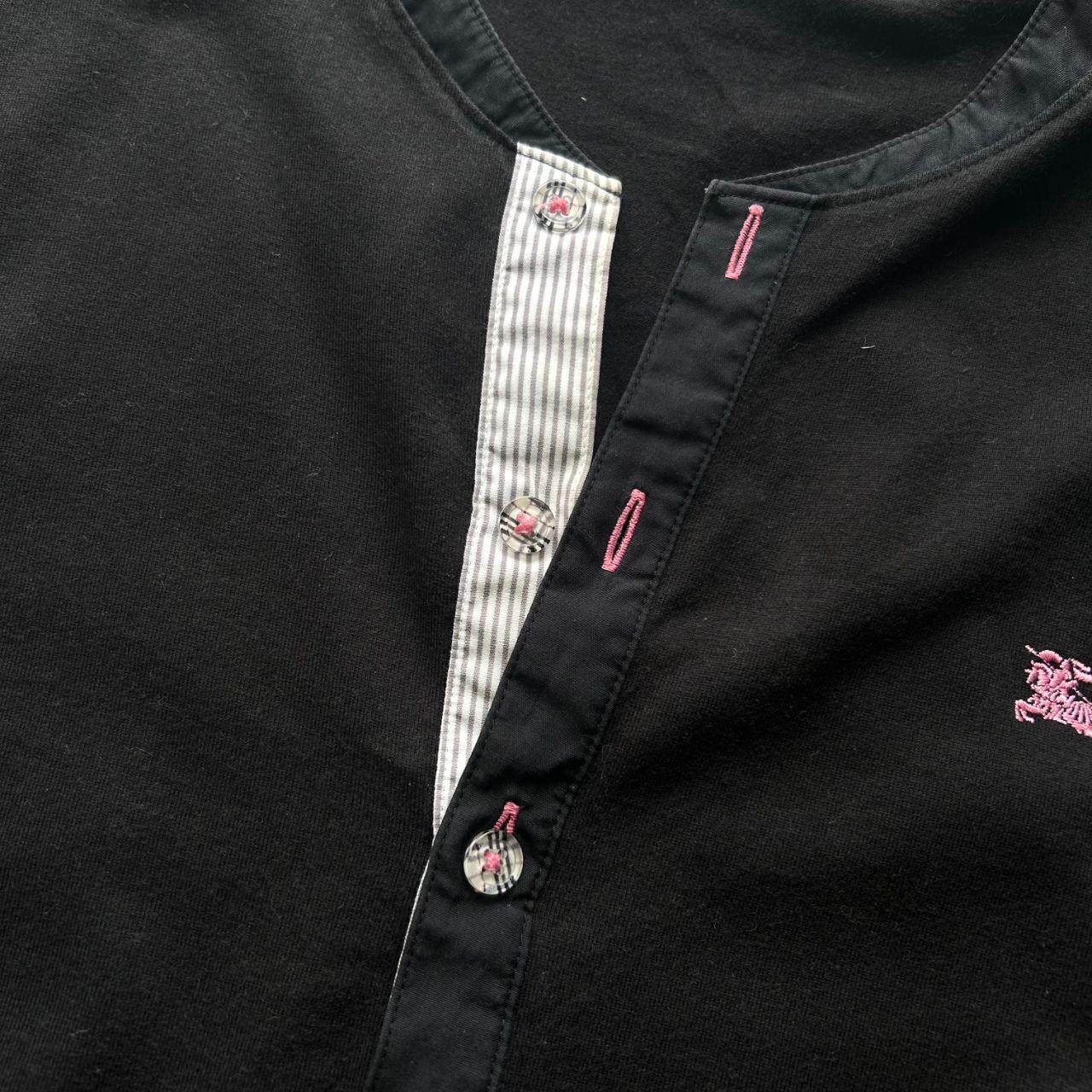 Burberry Black Label Cotton Henley T Shirt M