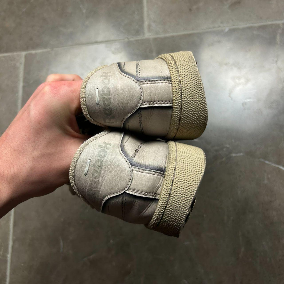 Reebok x Maison Margiela Project 0 Club C Beige UK 10