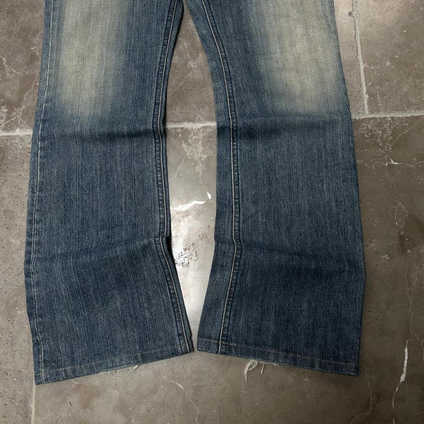 Vintage Burberry Black Label Relaxed Bootcut Jeans W32 L30