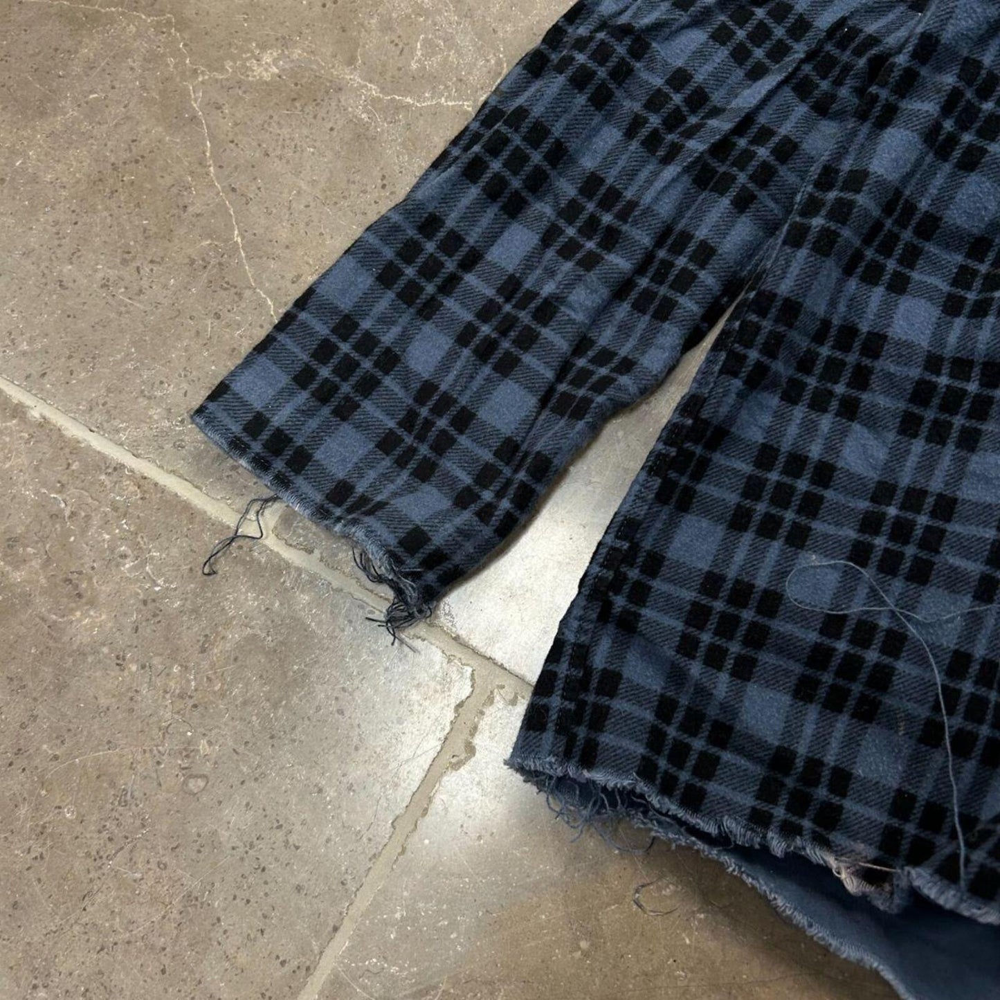 Men’s Needles Button Down Flannel Overshirt L