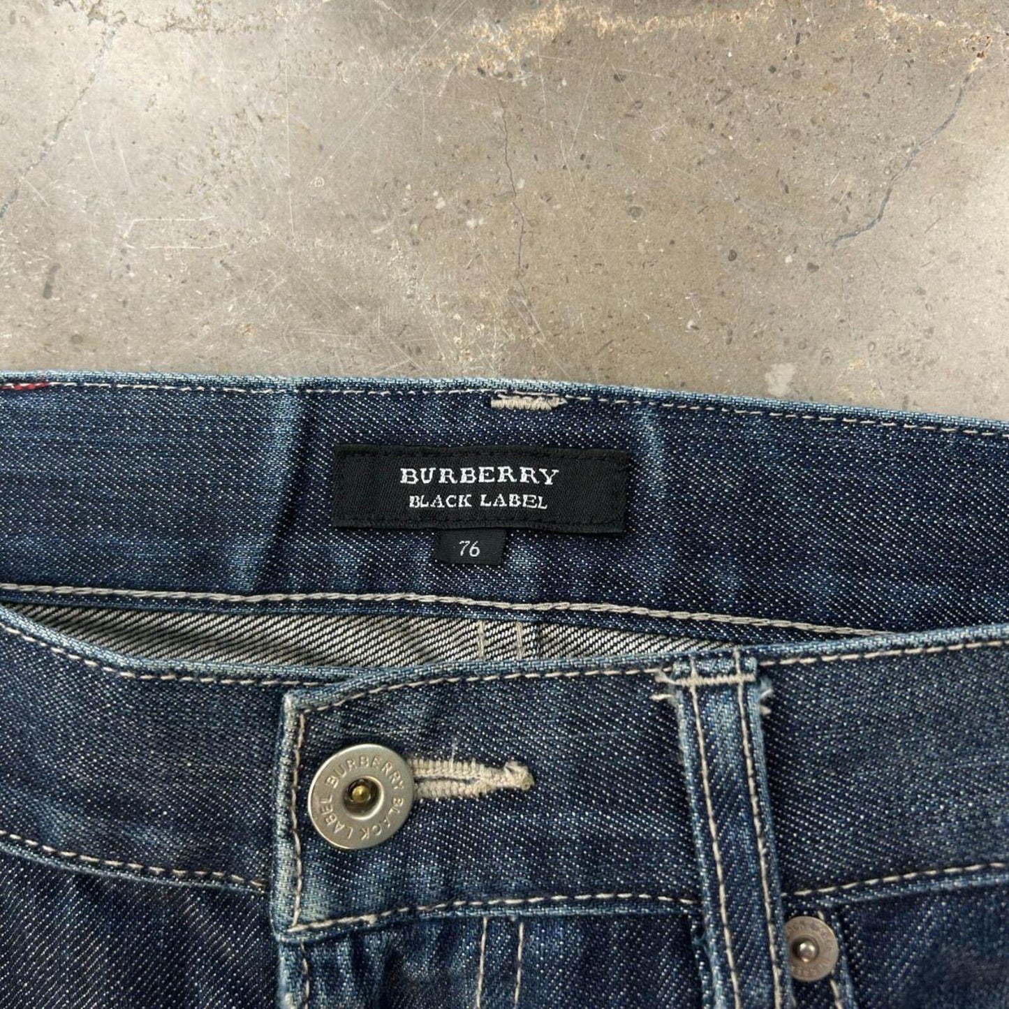 Vintage Burberry Black Label Relaxed Bootcut Jeans W30 L29