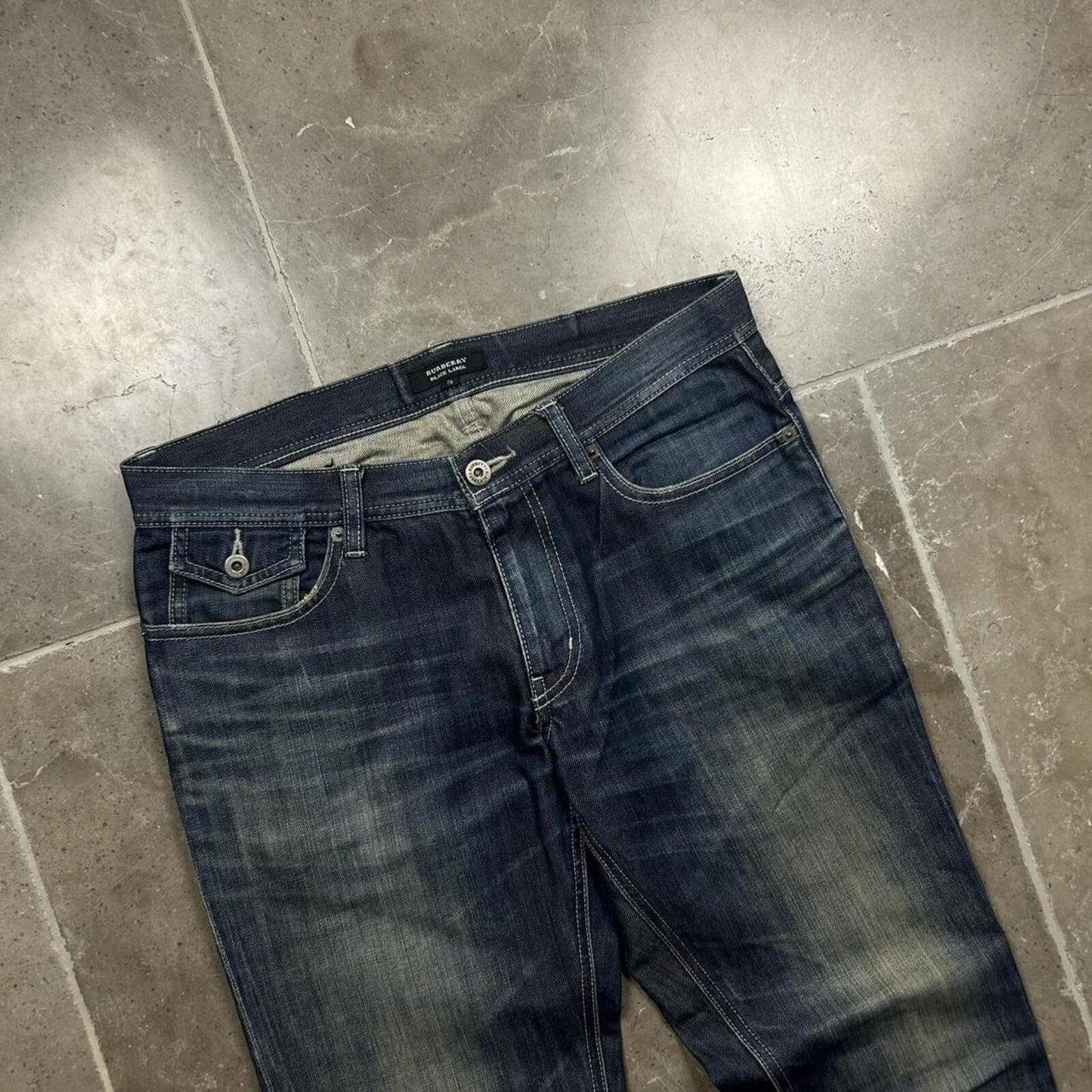 Vintage Burberry Black Label Relaxed Straight Jeans W32 L30