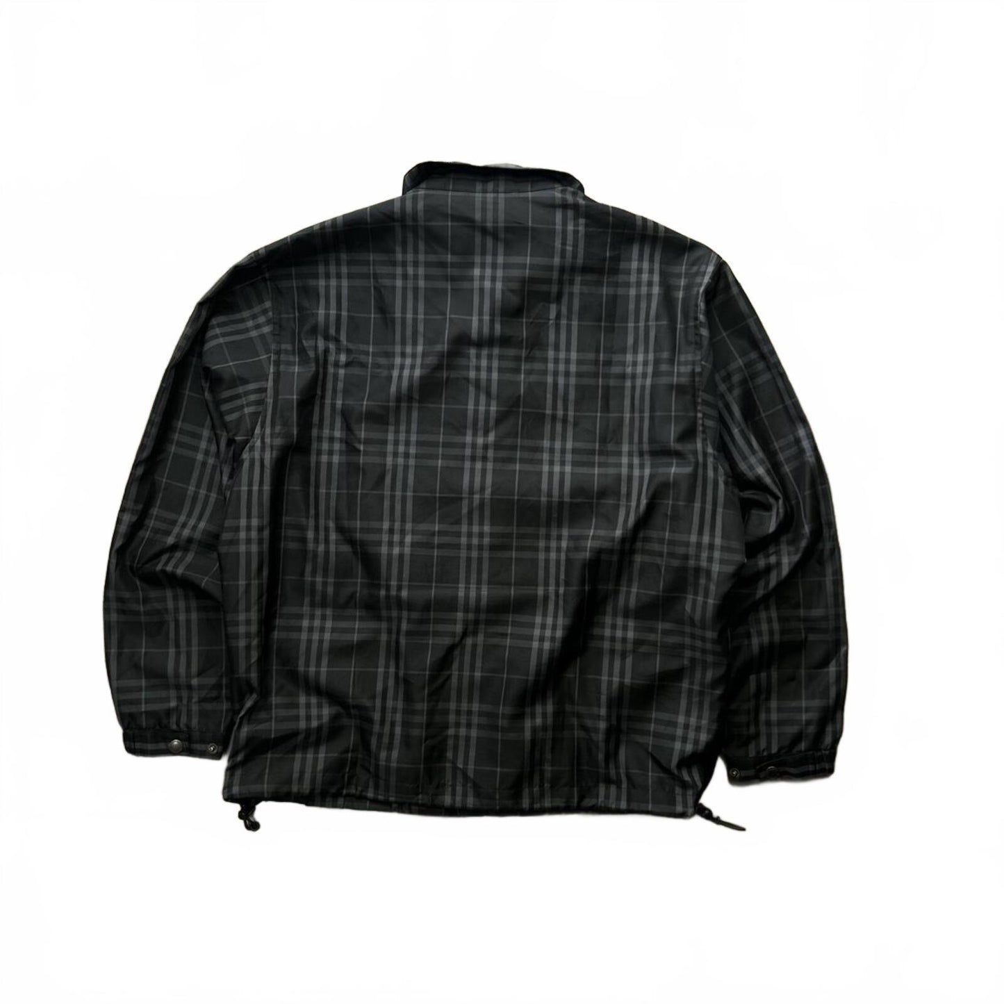 Burberry Golf Shadow Check Windbreaker Jacket L