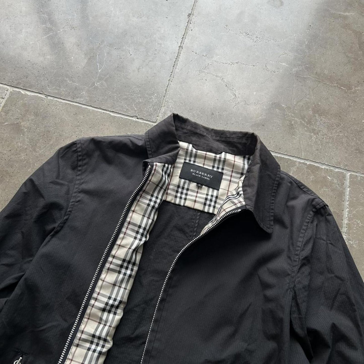 Burberry Black Label Nova Check Harrington Jacket S