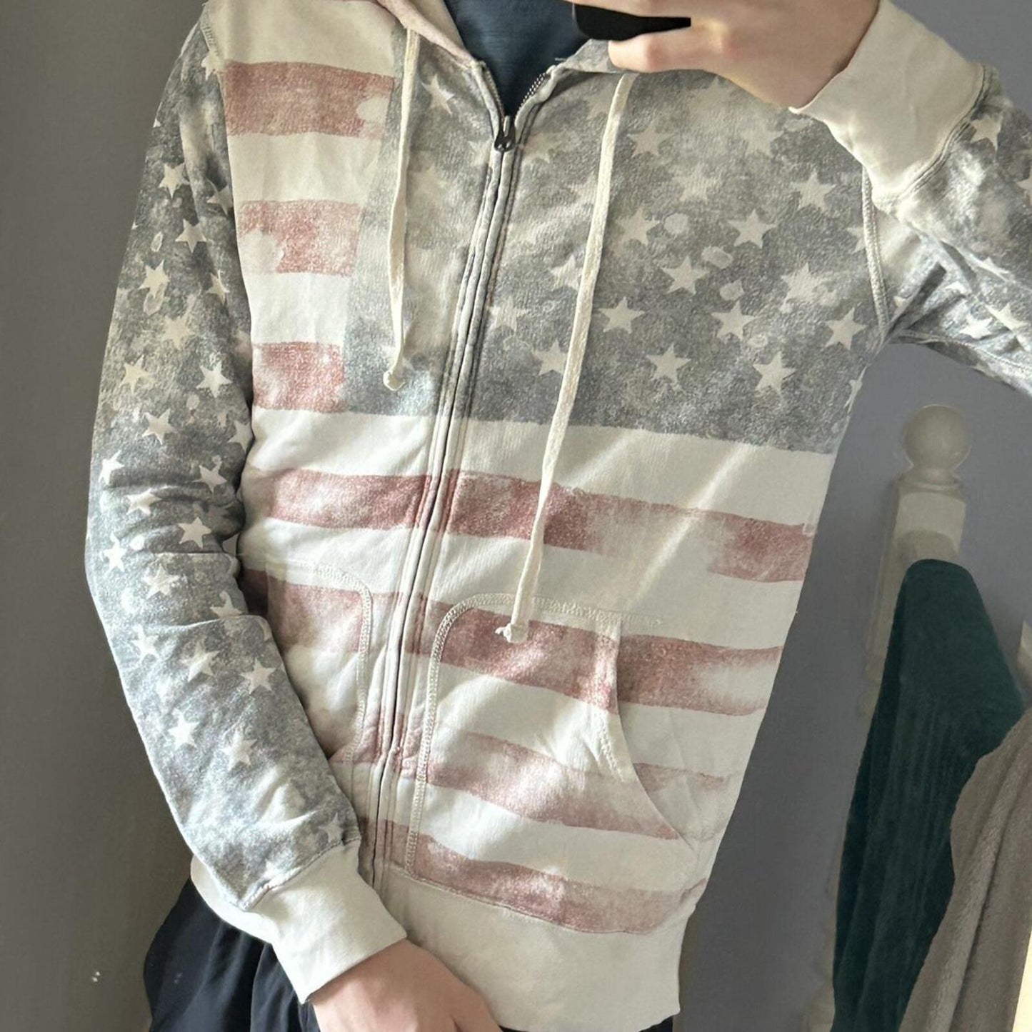 Ralph Lauren Denim and Supply USA Zip Up Hoodie S