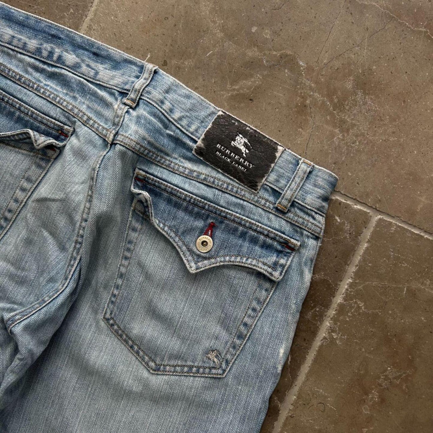 Vintage Burberry Black Label Relaxed Straight Jeans W32 L30
