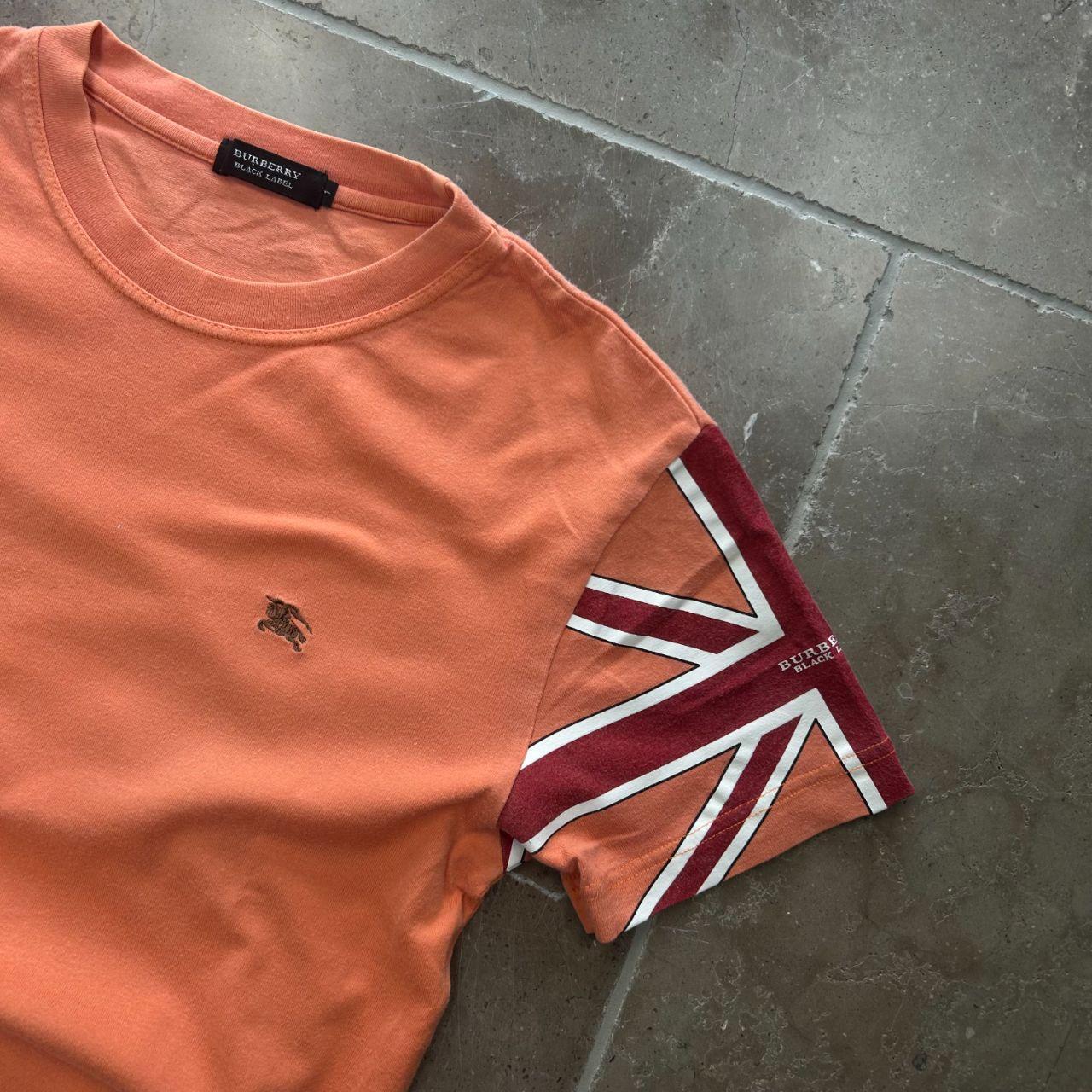 Burberry Black Label Union Jack Short Sleeve T Shirt XS