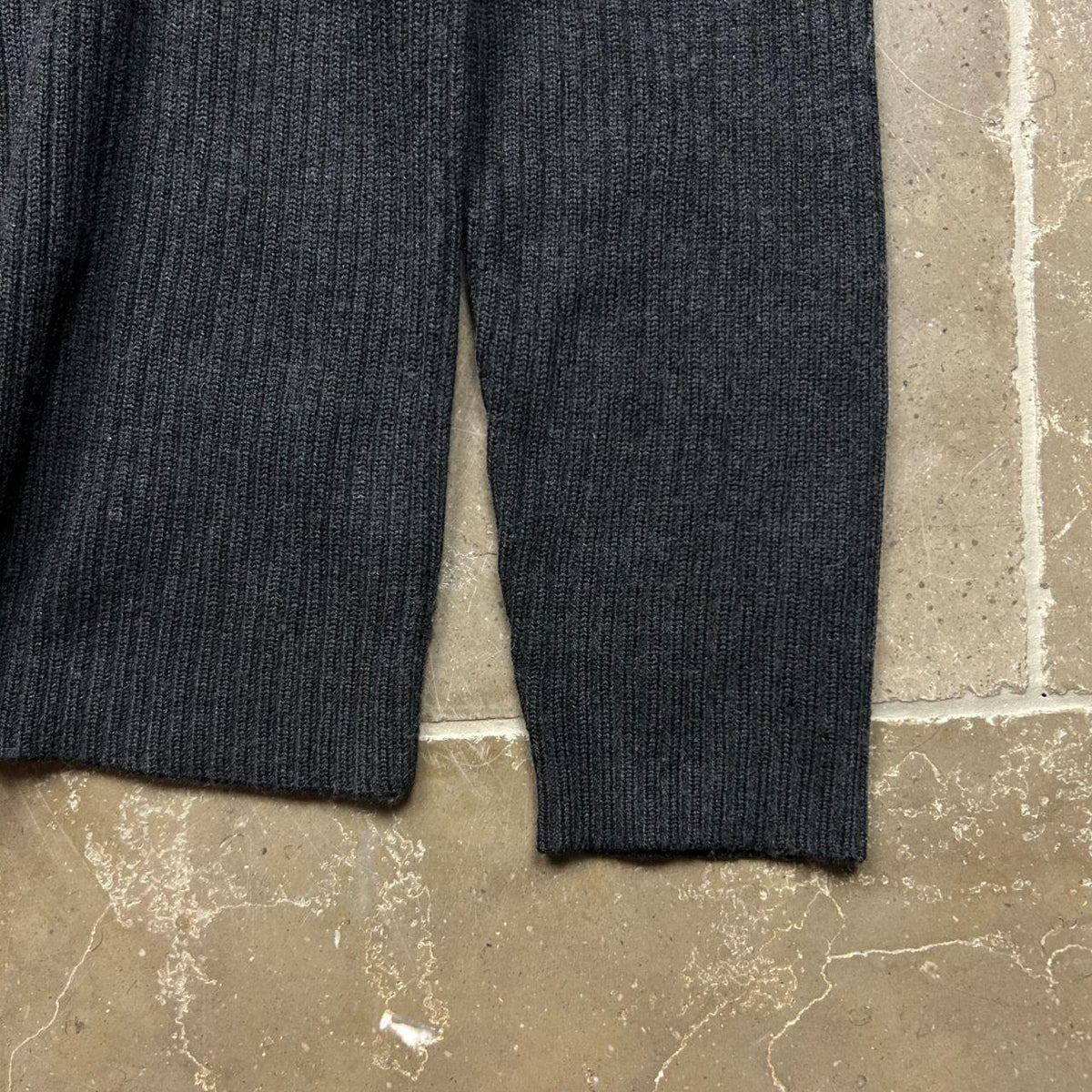 Burberry Black Label Nova Check Ribbed Knit Jumper M