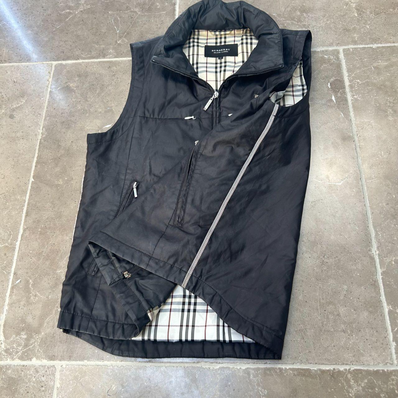 Burberry Black Label Nylon Nova Check Vest Gilet M