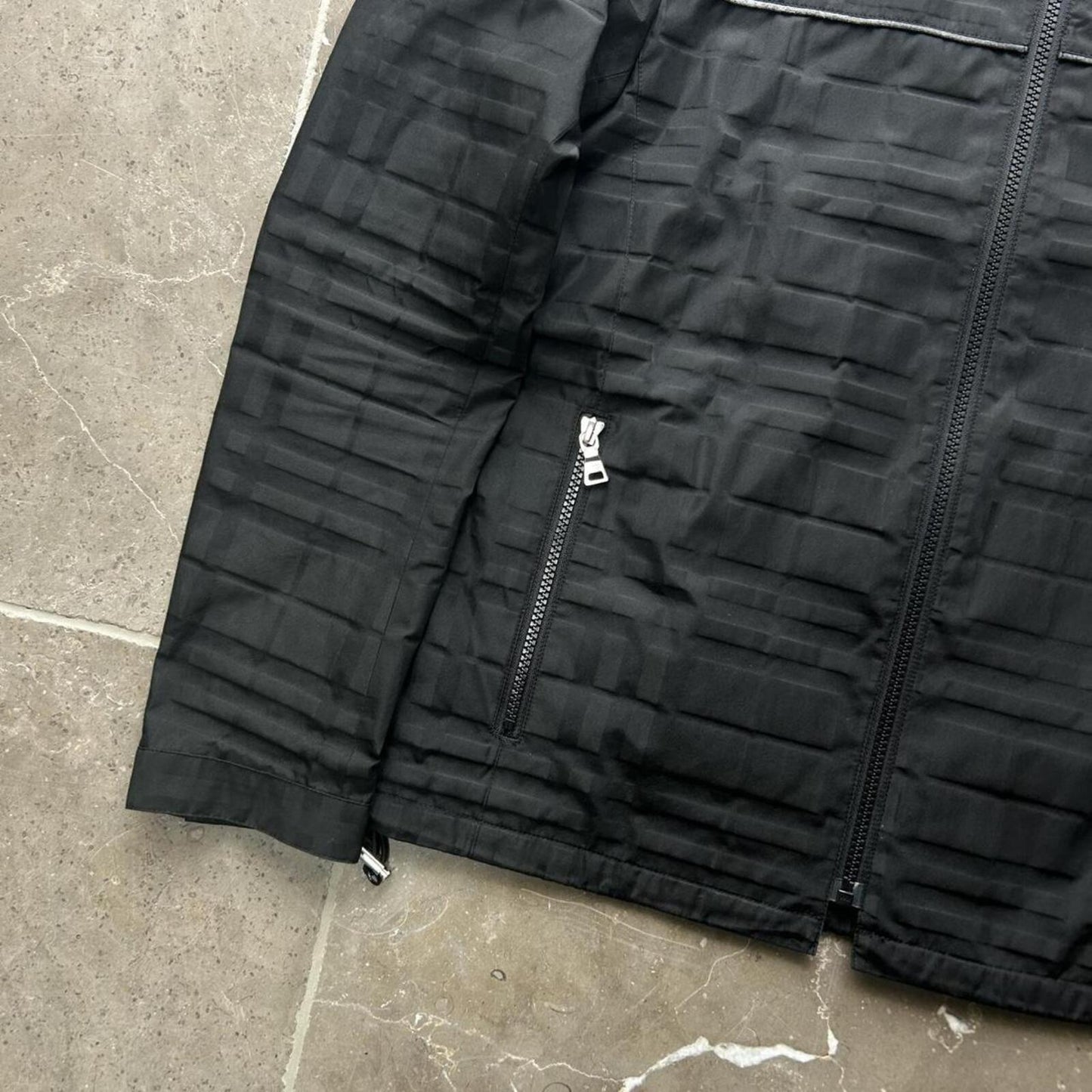 Burberry Black Label Shadow Check Windbreaker Jacket S