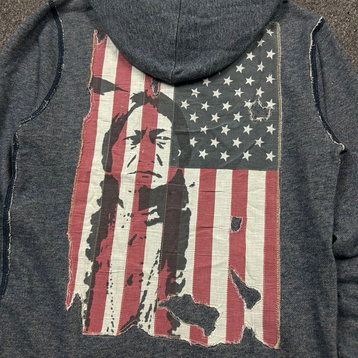 Ralph Lauren Denim and Supply USA Zip Up Hoodie XS